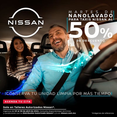 Promoción de Nanolavado para taxis Nissan