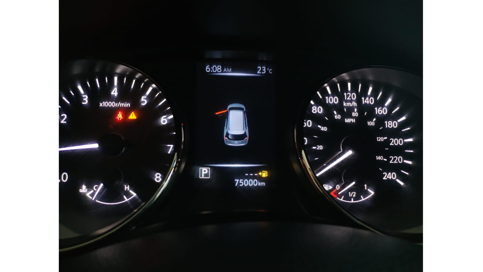 2018 Nissan X-Trail 2.5 Advance 3 Filas Cvt
